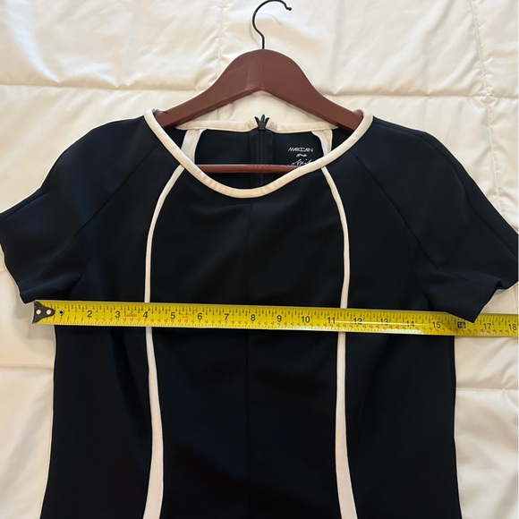 Marc Cain Elegant Black & White Dress Size 6 - Picture 6 of 12
